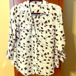 Loft button up collared shirt